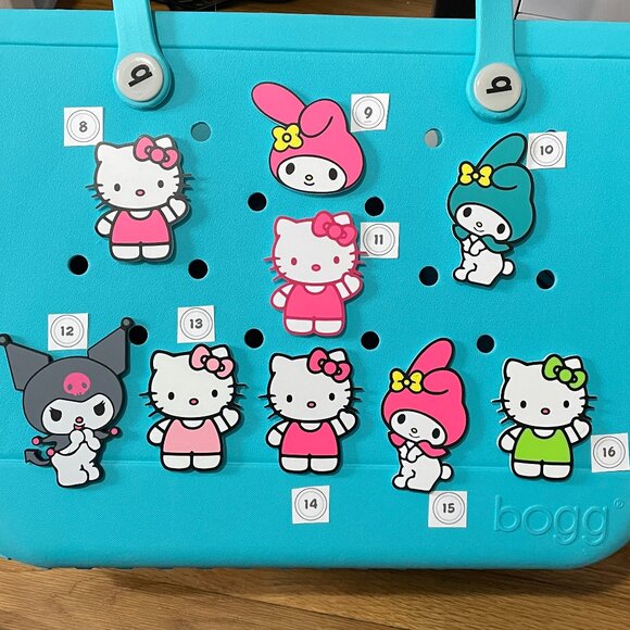 Hello Kitty Bogg Charms-Kuromi Bogg Charms-Hello Melody Bogg Charm-B STOCK! - Picture 1 of 10